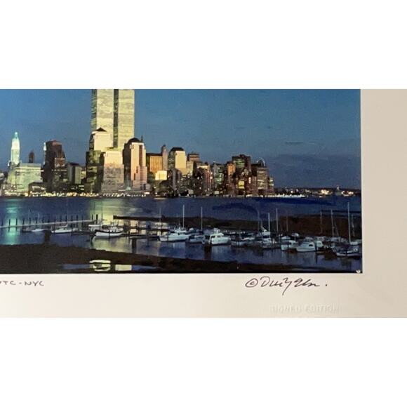 World Trade Center The Twin Towers Photo by DELBART DUCHEIN - Signed Edition - Picture 4 of 8
